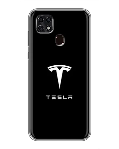Чехол для ZTE Blade 20 Smart с картинкой «Tesla White Logo» Чехол для ZTE Blade 20 Smart с картинкой «Tesla White Logo»