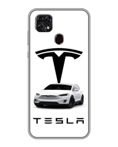 Чехол для ZTE Blade 20 Smart с картинкой «Tesla White Style» Чехол для ZTE Blade 20 Smart с картинкой «Tesla White Style»