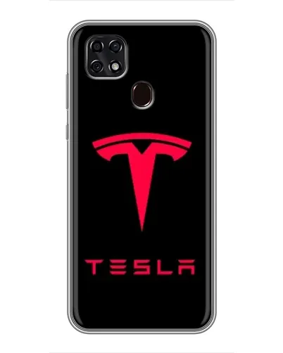 Чехол для ZTE Blade 20 Smart с картинкой «Tesla Red Logo» Чехол для ZTE Blade 20 Smart с картинкой «Tesla Red Logo»