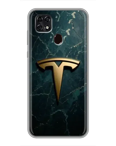 Чехол для ZTE Blade 20 Smart с картинкой «Мраморная Tesla Gold» Чехол для ZTE Blade 20 Smart с картинкой «Мраморная Tesla Gold»