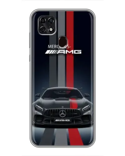 Чехол для ZTE Blade 20 Smart с картинкой «Mercedes — белый карбон» Чехол для ZTE Blade 20 Smart с картинкой «Mercedes — белый карбон»