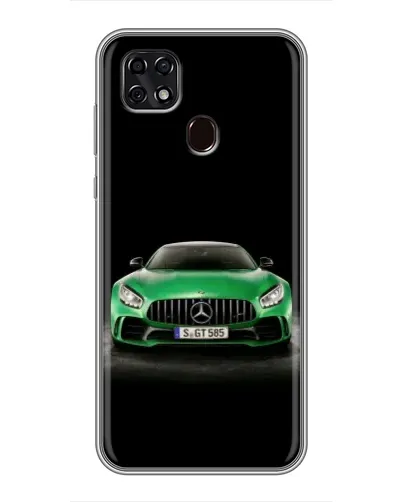 Чехол для ZTE Blade 20 Smart с картинкой «Mercedes — неоновый лого» Чехол для ZTE Blade 20 Smart с картинкой «Mercedes — неоновый лого»