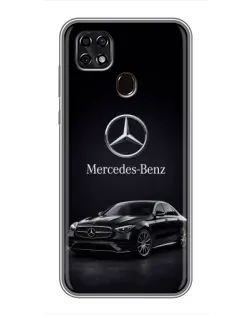 Чехол для ZTE Blade 20 Smart с картинкой «Mercedes — решетка радиатора»