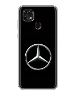 Чехол для ZTE Blade 20 Smart с картинкой «Mercedes классический лого»