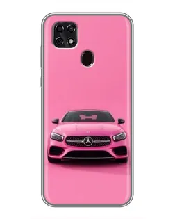 Чохол для ZTE Blade 20 Smart з картинкою «Рожевий Mercedes AMG»