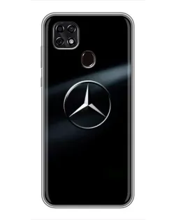 Чохол для ZTE Blade 20 Smart з картинкою «Mercedes на металі»