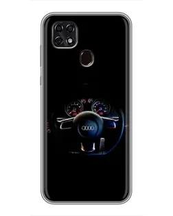 Чохол для ZTE Blade 20 Smart з картинкою «Салон Audi — кермо» Чохол для ZTE Blade 20 Smart з картинкою «Салон Audi — кермо»