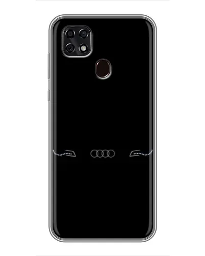 Чехол для ZTE Blade 20 Smart с картинкой «Audi — световой подпись»