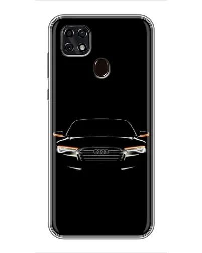 Чехол для ZTE Blade 20 Smart с картинкой «Audi — ночной контур»