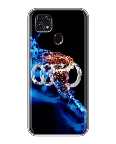 Чехол для ZTE Blade 20 Smart с картинкой «Энергия лого Audi»