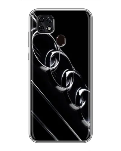 Чехол для ZTE Blade 20 Smart с картинкой «Audi — абстрактные кольца»