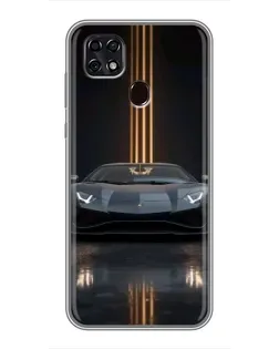 Чохол для ZTE Blade 20 Smart з картинкою «Lamborghini золоті лінії» Чохол для ZTE Blade 20 Smart з картинкою «Lamborghini золоті лінії»