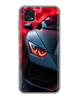 Чохол для ZTE Blade 20 Smart з картинкою «Lamborghini червоне сяйво» Чохол для ZTE Blade 20 Smart з картинкою «Lamborghini червоне сяйво»