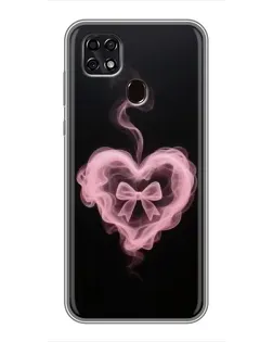 Чехол для ZTE Blade 20 Smart с картинкой «Дымчатое сердце»