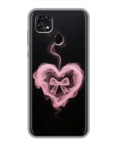 Чехол для ZTE Blade 20 Smart с картинкой «Дымчатое сердце»