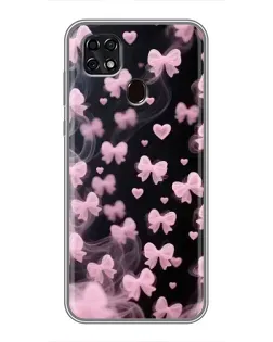 Чехол для ZTE Blade 20 Smart с картинкой «Неоновое кружево»