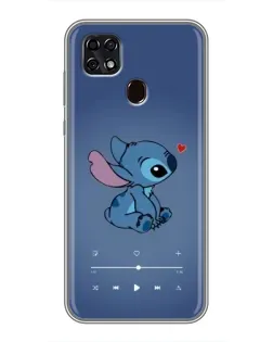 Чехол для ZTE Blade 20 Smart с картинкой «Музыкальный Stitch»