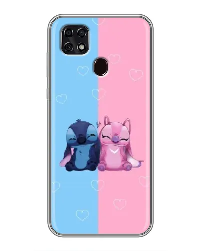 Чехол для ZTE Blade 20 Smart с картинкой «Stitch и Angel Love» Чехол для ZTE Blade 20 Smart с картинкой «Stitch и Angel Love»