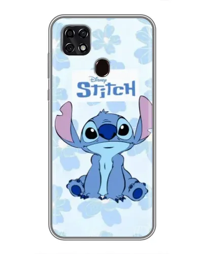 Чехол для ZTE Blade 20 Smart с картинкой «Stitch среди цветов» Чехол для ZTE Blade 20 Smart с картинкой «Stitch среди цветов»
