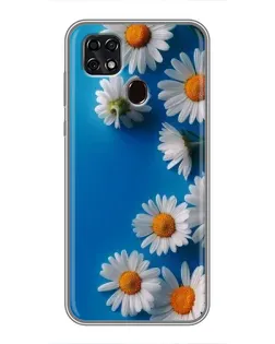 Чехол для ZTE Blade 20 Smart с картинкой «Белоснежные маргаритки»