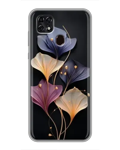 Чехол для ZTE Blade 20 Smart с картинкой «Лиловые цветы грации»