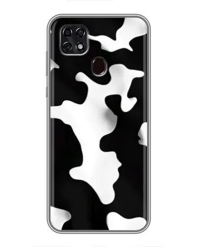 Чехол для ZTE Blade 20 Smart с картинкой «Черно-белое пятно»