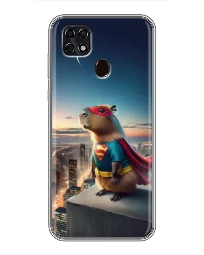 Чехол для ZTE Blade 20 Smart с картинкой «Капи-мен супергерой» Чехол для ZTE Blade 20 Smart с картинкой «Капи-мен супергерой»