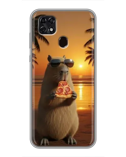 Чехол для ZTE Blade 20 Smart с картинкой «Капибара с пиццей» Чехол для ZTE Blade 20 Smart с картинкой «Капибара с пиццей»