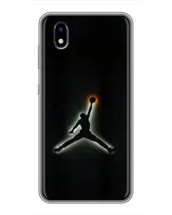 Чехол для ZTE Blade A3 (2020) с картинкой «Jordan Gradient Logo»