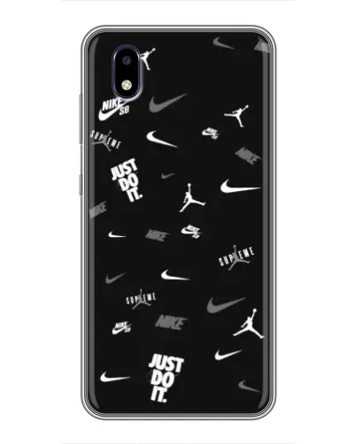 Чехол для ZTE Blade A3 (2020) с картинкой «Nike Black Pattern» Чехол для ZTE Blade A3 (2020) с картинкой «Nike Black Pattern»