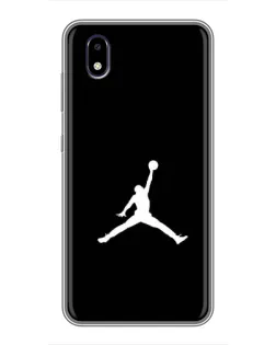 Чехол для ZTE Blade A3 (2020) с картинкой «Jordan Silhouette»