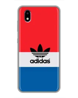 Чехол для ZTE Blade A3 (2020) с картинкой «Ретро блоки Adidas»