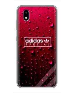 Чехол для ZTE Blade A3 (2020) с картинкой «Adidas Gold Marble»