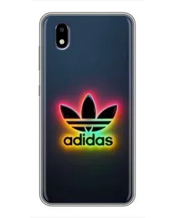 Чехол для ZTE Blade A3 (2020) с картинкой «Неоновый Adidas»