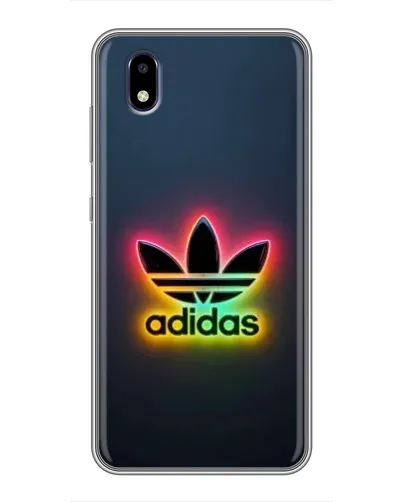 Чехол для ZTE Blade A3 (2020) с картинкой «Неоновый Adidas»