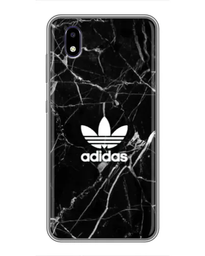 Чехол для ZTE Blade A3 (2020) с картинкой «Белый мрамор Adidas»