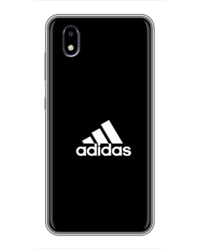 Чехол для ZTE Blade A3 (2020) с картинкой «Черная классика Adidas»
