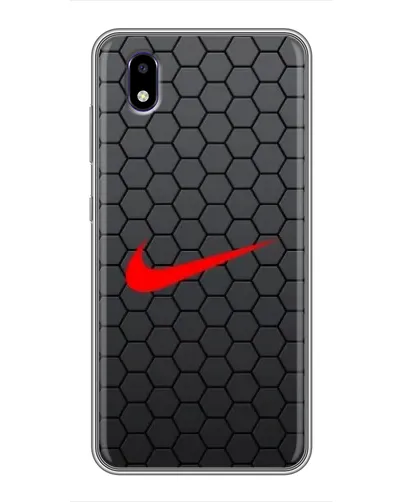Чехол для ZTE Blade A3 (2020) с картинкой «Nike — карбоновая сетка»