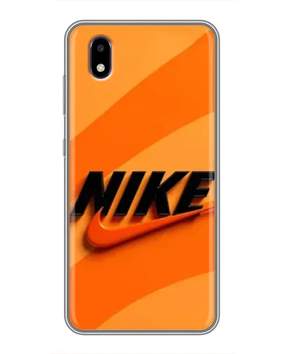 Чехол для ZTE Blade A3 (2020) с картинкой «Оранжевый драйв Nike»