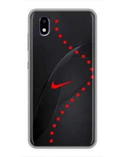 Чехол для ZTE Blade A3 (2020) с картинкой «Абстрактный дизайн Nike»