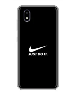 Чехол для ZTE Blade A3 (2020) с картинкой «Минимализм от Nike»