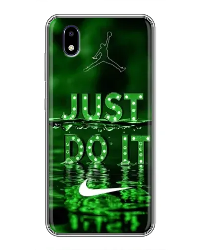 Чехол для ZTE Blade A3 (2020) с картинкой «Зеленый неоновый Nike»
