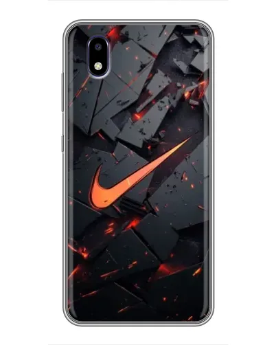 Чехол для ZTE Blade A3 (2020) с картинкой «Nike — эффект разломов»