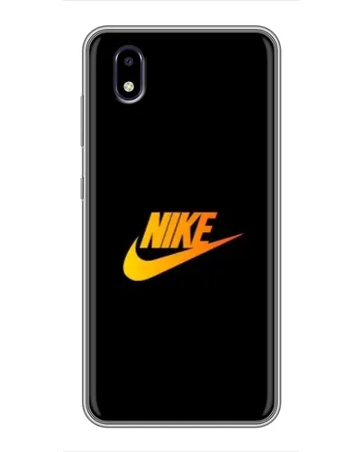 Чехол для ZTE Blade A3 (2020) с картинкой «Золотой логотип Nike»