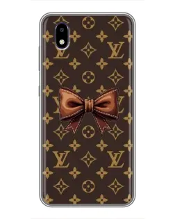 Чехол для ZTE Blade A3 (2020) с картинкой «LV с бантом»