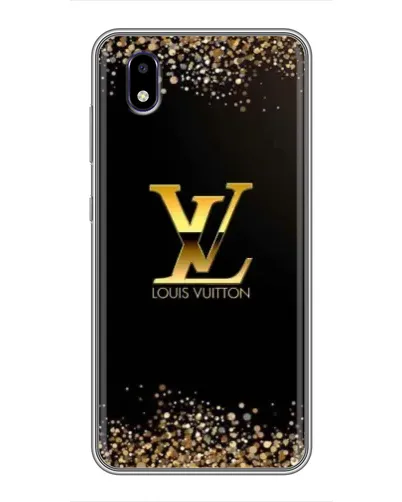 Чехол для ZTE Blade A3 (2020) с картинкой «LV — золотые искры»