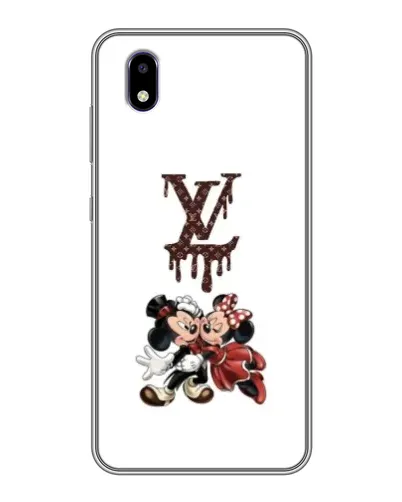 Чехол для ZTE Blade A3 (2020) с картинкой «LV и Микки Маус»