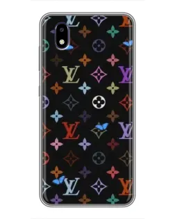 Чехол для ZTE Blade A3 (2020) с картинкой «Цветная монограмма LV»