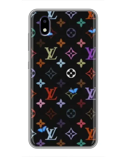 Чехол для ZTE Blade A3 (2020) с картинкой «Цветная монограмма LV»