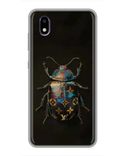 Чехол для ZTE Blade A3 (2020) с картинкой «LV — мраморный принт»